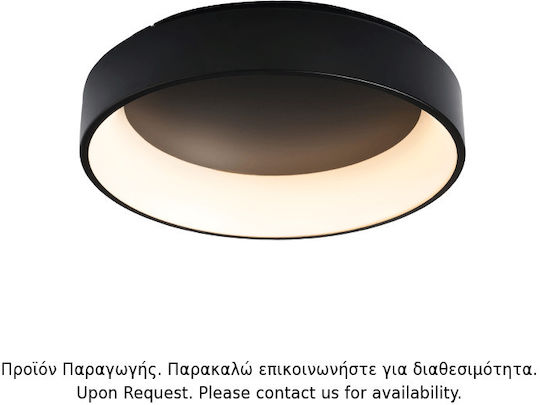 Aca Plafonieră de Tavan 60buc Neagră cu LED Integrat
