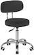 Salon Tech Wheeled Stool Black