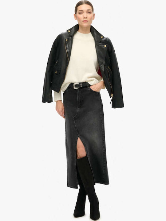 Denim Maxi Rock Denim