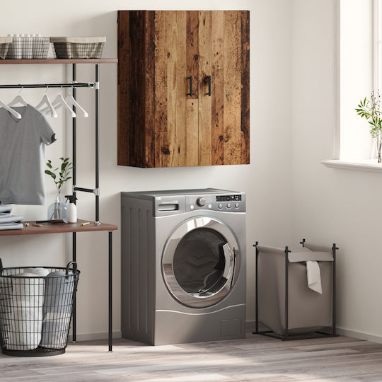 vidaXL Badezimmerschrank B69.5xT34xH90cm Braun