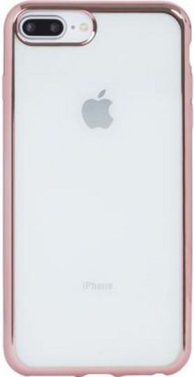 Bigben Connected Case Iphone 6 Plus/6s Plus/7 Plus/8 Plus Soft Metal Contour Transparent
