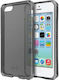 Itskins Handyhülle iPhone 5c Semi-fest Rückseite Transparent Schwarz