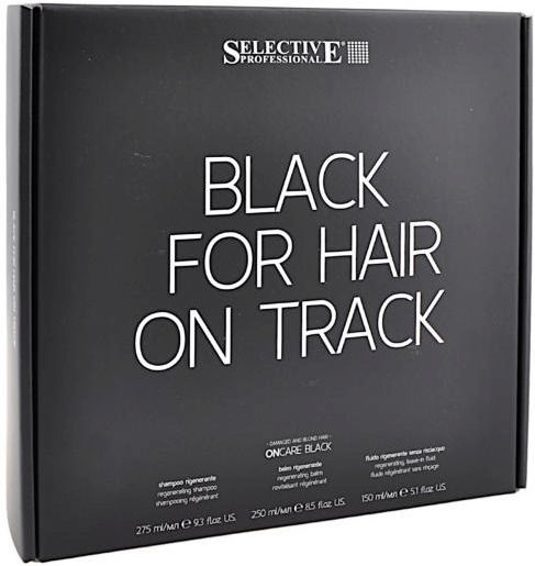 Selective Professional Black Kit Haarpflege-Set mit Shampoo & Konditionierer 3 Stück