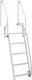 vidaXL 5 Steps Folding Boat Ladder