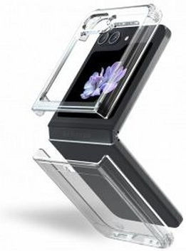 Force Case Double Reinforced Case Samsung Galaxy Z Flip 5 Duo Transparent