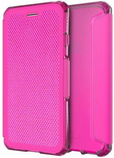 Husă Itskins iPhone 6 Plus 6s Plus 7 Plus 8 Plus Folio Spectra Roz Reinforțată