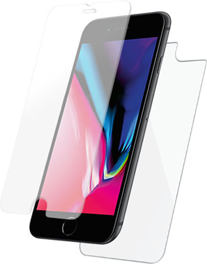 Bigben Screen Protector Apple Iphone 8 Plus Front Rear In Tempered Glass Transparent