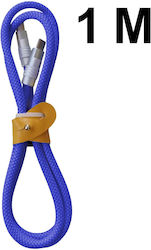 Yello Koko Usb C Usb C Reinforced Cable Biggy Model 1m Reversible Connector Blue Yello Koko Usb C Usb C Reinforced Cable Biggy Model 1m Reversible Connector Blue