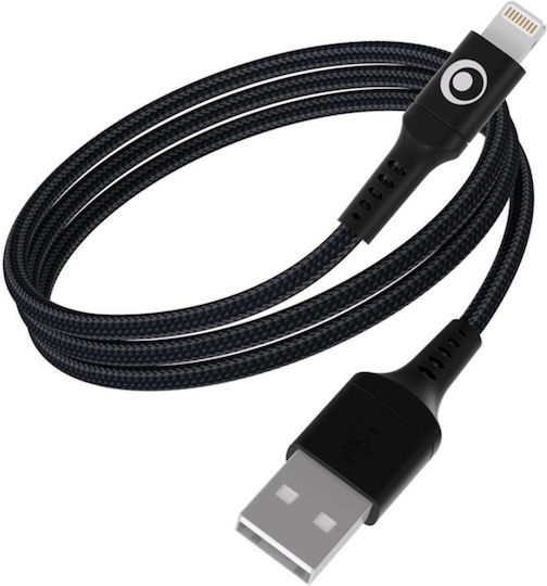 Bigben Connected Cablu De Încărcare Rapidă Usb-A/Lightning 2.4A Fastcharge 12W 1.2M Negru