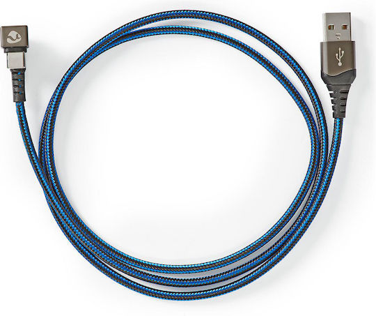 Nedis Usb-a To Usb-c Game Cable 2m 180° Connector Blue