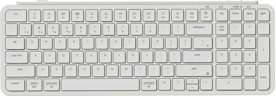 Keychron B2 Pro B2p-k8 Ултратънка Мини Безжична Bt Клавиатура Zmk Онлайн Персонализиране Бял 96% Us Lay
