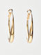 The Gem Stories Earrings Hoops Gold Plated with Stones