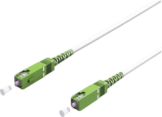 APC APC Optische Faser Kabel 15m Weiß