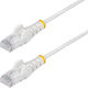 StarTech U/UTP Кат.6 (Gigabit) Мрежов Кабел Ethernet 2м Бял