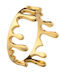The Gem Stories Ring with Stones made of Silver Gold Plated