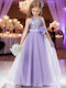 Children's Dress Sleeveless Lilac