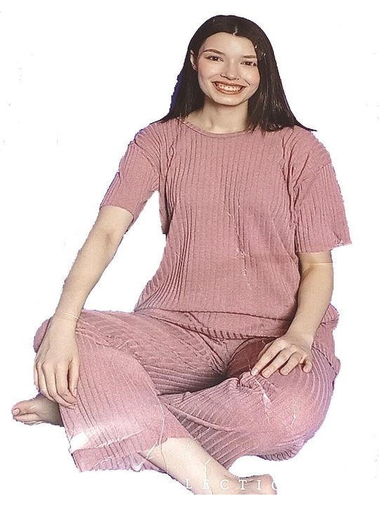 RoNeX Summer Women's Pyjama Set Salmon