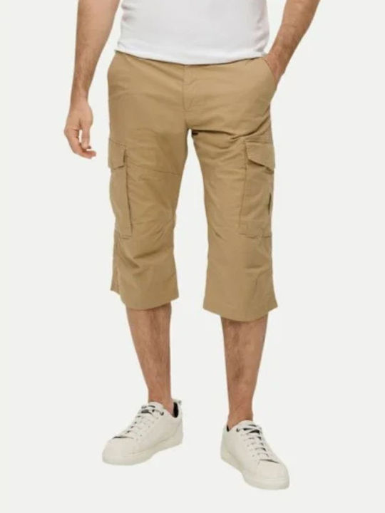 s.Oliver Ανδρική Βερμούδα Cargo Beige
