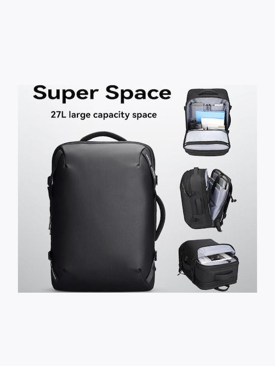 Rucsac Multifuncțional Mark Ryden Ergonomic cu Spate Respirabil și Ventilat din Plasă Compatibil cu Laptop de 17,3 Inch și Tabletă de 12,9 Inch 27l Port Usb Micro Usb Impermeabil Antifurt Negru