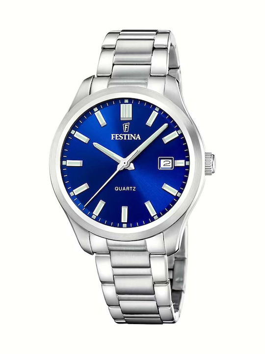 Festina Classic Men's Watch Battery with Silver...
