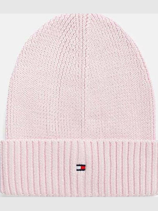 Tommy Hilfiger Kinder Beanie Gestrickt Rosa