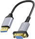 Linq DisplayPort la VGA Full HD 1080p Cablu Adaptor Negru