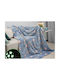 Fleece Football Fluorescent Coral Blanket 220x160cm