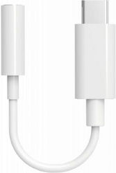Bigben Connected 3.5mm Джак към Usb C Адаптер Бял Bigben Connected 3.5mm Джак към Usb C Адаптер Бял