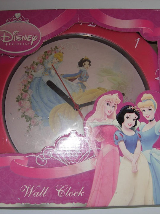 Disney Детски стенен часовник Princess