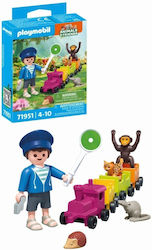 Playmobil Animals & Friends Ride With Train for 4-10 years old