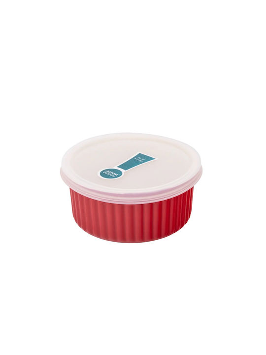 Altom Rotund Vas de Gătit Rezistent la Căldură Individual Ceramică cu Capac 370ml 1buc