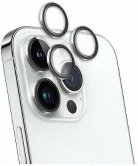 Протектор За Камера Force Glass iPhone 14 Pro/14 Pro Max Ултра Устойчив Сребърен