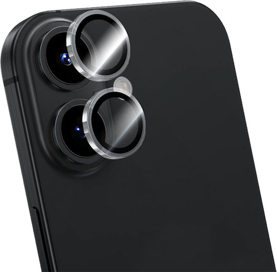 Force Glass 2 Camera Lens Protectors Iphone 16 16 Plus In 9h+ Flat Tempered Glass Transparent