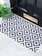 Artsy Mats Entrance Mat Anti-slip Diamond Black Black 70x40cm