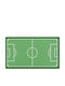 Artsy Mats Entryway Doormat Non-Slip Football Pitch Green 70x40cm