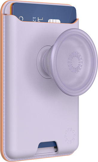 Popsockets Magsafe Popwallet Калъф За Карти Popgrip Стойка За Селфи Лавандулов