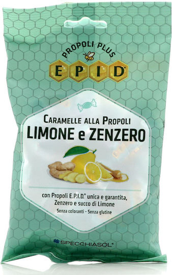 Specchiasol Propoli Plus Lozenges Ginger & Lemon for Dry Cough 67.2gr