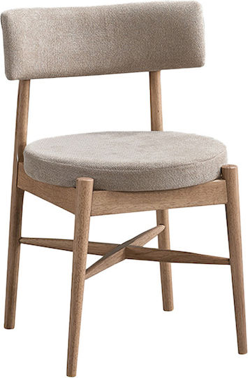 Dining Chair Raudi 45.5x45.5x81cm Natural-Ecru