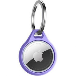 Itskins Aircover Solid Reinforced AirTag Case Purple