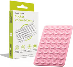 Mobile Origin Sticker Mount O1 Universal Phone Holder Pink