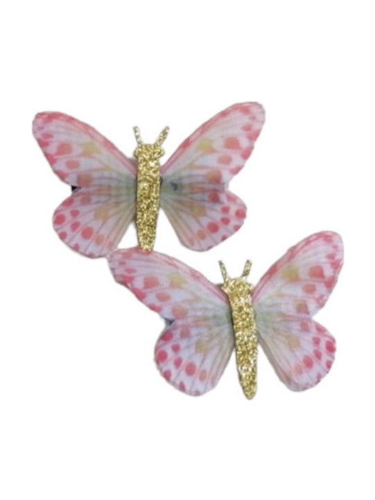 Ro-Ro Accessories Set of Kids Hair Clips with Hair Clip in Gold Color 2pcs