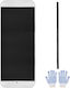 Vevor Yard Drag Sled 110 x 40 in 1600lbs Heavy Duty PE Glider Mat Pull Cable