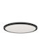 Eglo Rovito-z Ceiling Mount Light Bathroom Black with Integrated LED