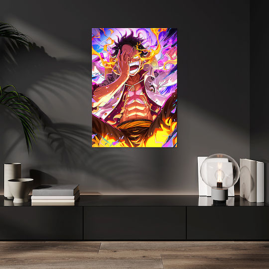 One Piece | Monkey D. Luffy - Flame Frenzy σε Καμβά