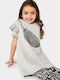 Kinderkleid Set mit Accessoires Gray