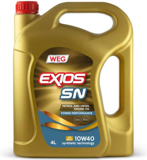 WEG Exios SN Synthetic Car Oil 10W-40 4lt