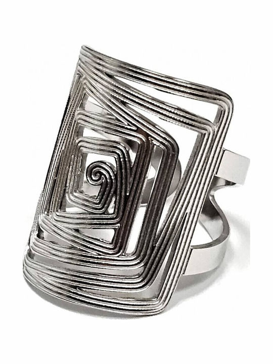 Karma Fashion Damen Ring aus Stahl