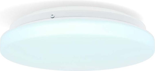 Nedis Intelligent Wi-fi Rgb Round Ceiling Fixture Ip44 1820lm 6500k White