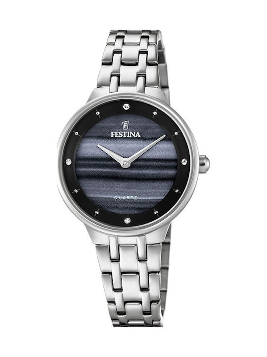 Festina Γυναικείο Ρολόι 30.5mm Μπαταρίας με Αση...