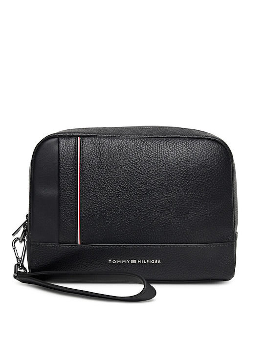 Central Pouch Herrentasche Schulter / Crossbody Schwarz